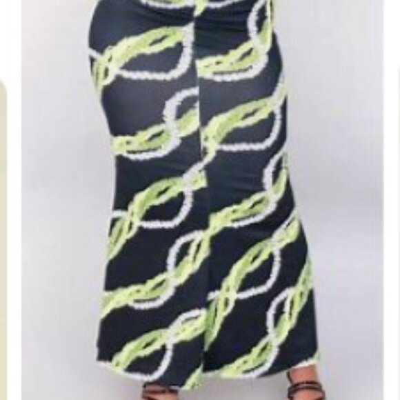 Pikake & Pakalana flower mermaid skirt Hawaiian Lei Print - Picture 3 of 15